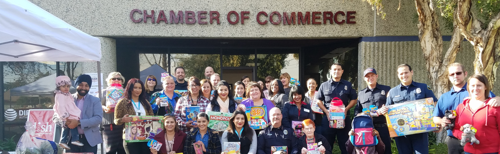 Our members donate toys at the Chamber office