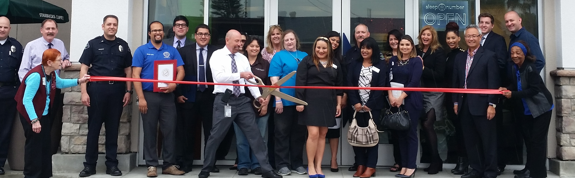 Ribbon cuttings like this one at Sleep Number are a great member benefit